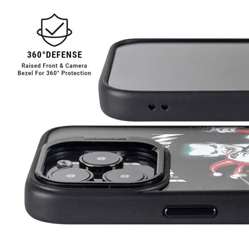 DC Comics The Joker Batman: Harley Quinn Cover #1 Art by Alex Ross. Piece Also known as Tango with Evil iPhone 15 Pro Max Kickstand Case