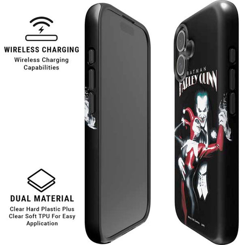 DC Comics The Joker Batman: Harley Quinn Cover #1 Art by Alex Ross. Piece Also known as Tango with Evil iPhone 16 Plus Magsafe Impact Case