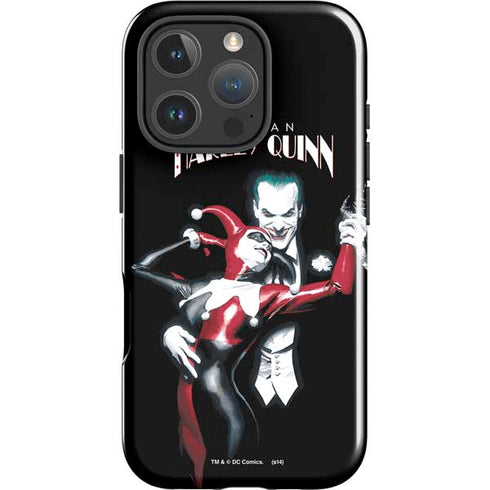 DC Comics The Joker Batman: Harley Quinn Cover #1 Art by Alex Ross. Piece Also known as Tango with Evil iPhone 16 Pro Impact Case