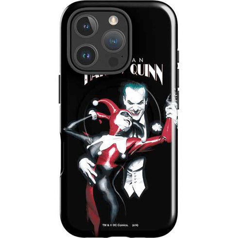 DC Comics The Joker Batman: Harley Quinn Cover #1 Art by Alex Ross. Piece Also known as Tango with Evil iPhone 16 Pro Magsafe Impact Case