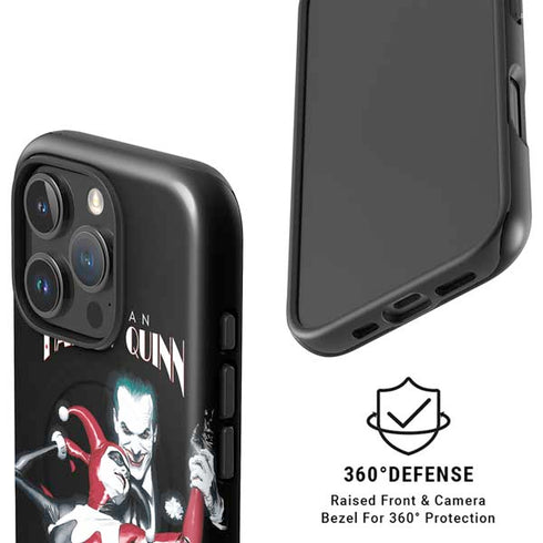 DC Comics The Joker Batman: Harley Quinn Cover #1 Art by Alex Ross. Piece Also known as Tango with Evil iPhone 16 Pro Magsafe Impact Case