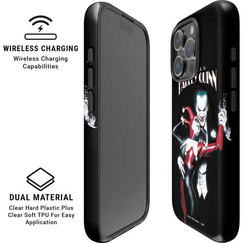 DC Comics The Joker Batman: Harley Quinn Cover #1 Art by Alex Ross. Piece Also known as Tango with Evil iPhone 16 Pro Magsafe Impact Case