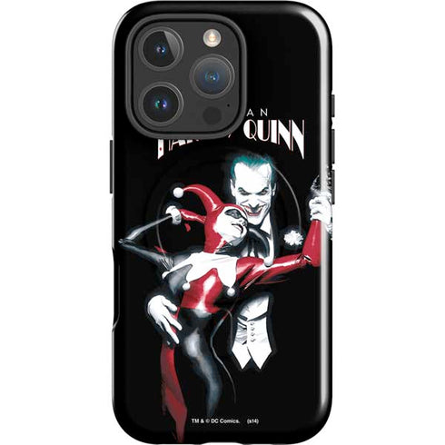 DC Comics The Joker Batman: Harley Quinn Cover #1 Art by Alex Ross. Piece Also known as Tango with Evil iPhone 16 Pro Max Magsafe Impact Case