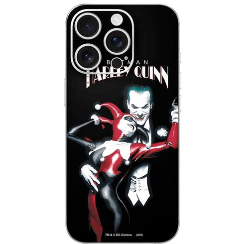 DC Comics The Joker Batman: Harley Quinn Cover #1 Art by Alex Ross. Piece Also known as Tango with Evil iPhone 16 Pro Skin