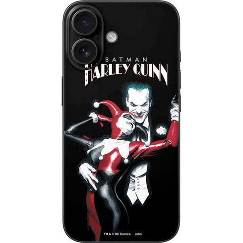 DC Comics The Joker Batman: Harley Quinn Cover #1 Art by Alex Ross. Piece Also known as Tango with Evil iPhone 16 Skin