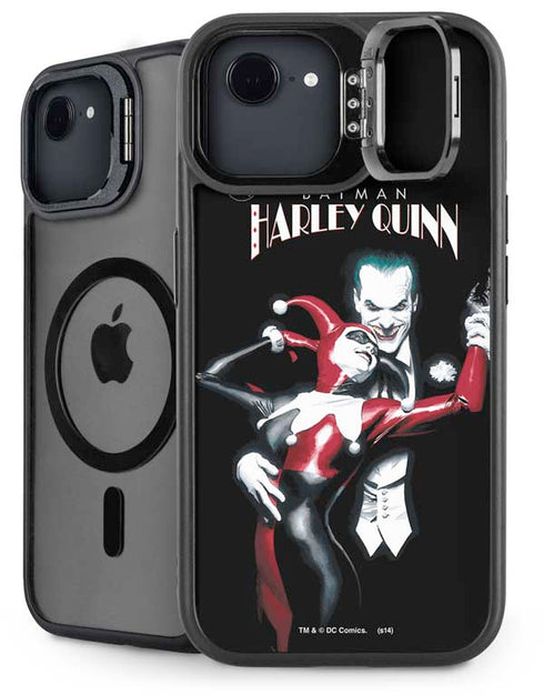 DC Comics The Joker Batman: Harley Quinn Cover #1 Art by Alex Ross. Piece Also known as Tango with Evil iPhone 16e Kickstand Case