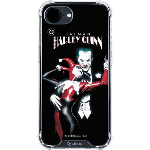 DC Comics The Joker Batman: Harley Quinn Cover #1 Art by Alex Ross. Piece Also known as Tango with Evil iPhone 16e Clear Case