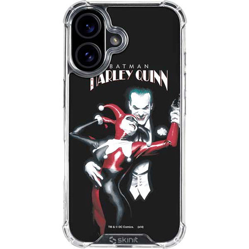 DC Comics The Joker Batman: Harley Quinn Cover #1 Art by Alex Ross. Piece Also known as Tango with Evil iPhone 17 Clear Case