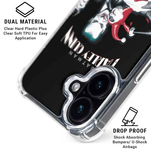 DC Comics The Joker Batman: Harley Quinn Cover #1 Art by Alex Ross. Piece Also known as Tango with Evil iPhone 17 Clear Case