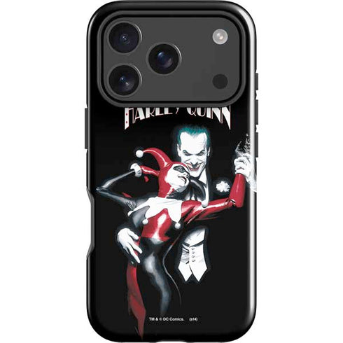 DC Comics The Joker Batman: Harley Quinn Cover #1 Art by Alex Ross. Piece Also known as Tango with Evil iPhone 18 Pro Impact Case