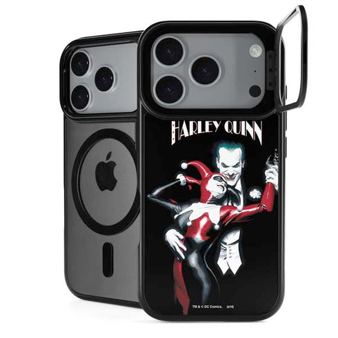 DC Comics The Joker Batman: Harley Quinn Cover #1 Art by Alex Ross. Piece Also known as Tango with Evil iPhone 18 Pro Kickstand Case