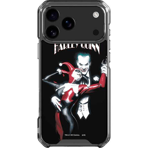 DC Comics The Joker Batman: Harley Quinn Cover #1 Art by Alex Ross. Piece Also known as Tango with Evil iPhone 18 Pro Max Clear Case