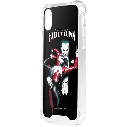 DC Comics The Joker Batman: Harley Quinn Cover #1 Art by Alex Ross. Piece Also known as Tango with Evil iPhone XS Clear Case