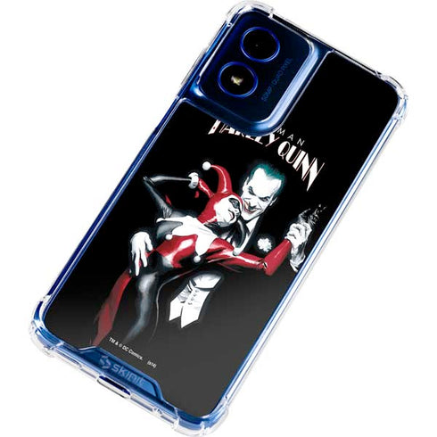 DC Comics The Joker Batman: Harley Quinn Cover #1 Art by Alex Ross. Piece Also known as Tango with Evil Moto G Play 4G (2024) Clear Case