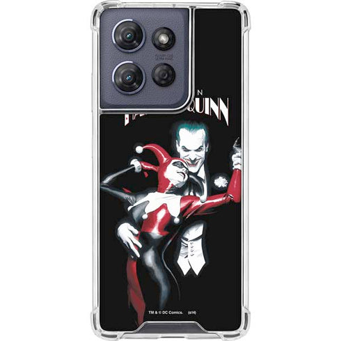 DC Comics The Joker Batman: Harley Quinn Cover #1 Art by Alex Ross. Piece Also known as Tango with Evil Moto G Play 5G (2025) Clear Case