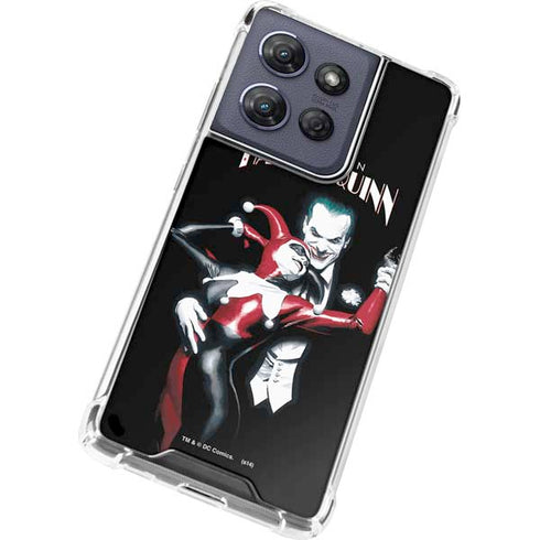 DC Comics The Joker Batman: Harley Quinn Cover #1 Art by Alex Ross. Piece Also known as Tango with Evil Moto G Play 5G (2025) Clear Case