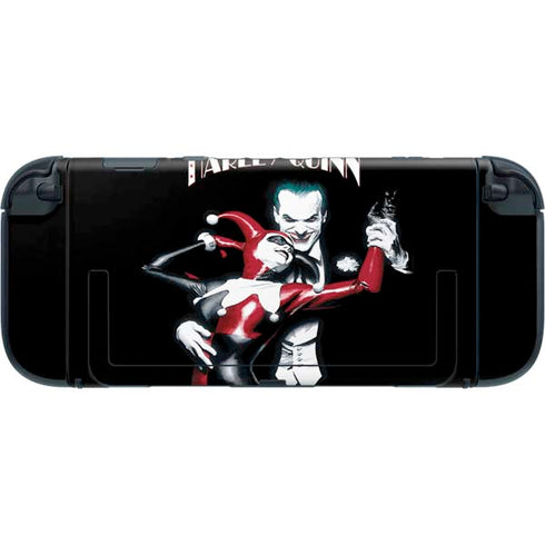 DC Comics The Joker Batman: Harley Quinn Cover #1 Art by Alex Ross. Piece Also known as Tango with Evil Nintendo Switch 2 (2025) with Joy-Con Skin