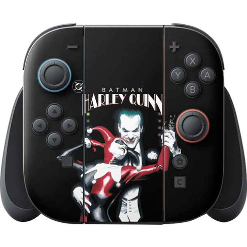 DC Comics The Joker Batman: Harley Quinn Cover #1 Art by Alex Ross. Piece Also known as Tango with Evil Nintendo Switch 2 (2025) Joy-Con Controller Skin