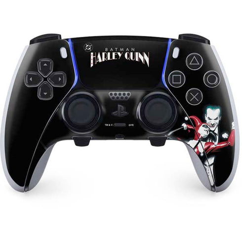 DC Comics The Joker Batman: Harley Quinn Cover #1 Art by Alex Ross. Piece Also known as Tango with Evil PS5 DualSense Edge Pro Controller Skin