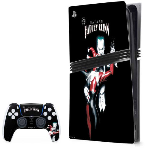 DC Comics The Joker Batman: Harley Quinn Cover #1 Art by Alex Ross. Piece Also known as Tango with Evil PS5 Pro Bundle Skin