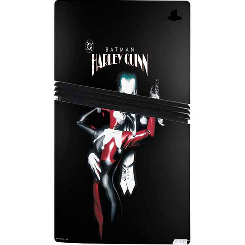 DC Comics The Joker Batman: Harley Quinn Cover #1 Art by Alex Ross. Piece Also known as Tango with Evil PS5 Pro Console Skin