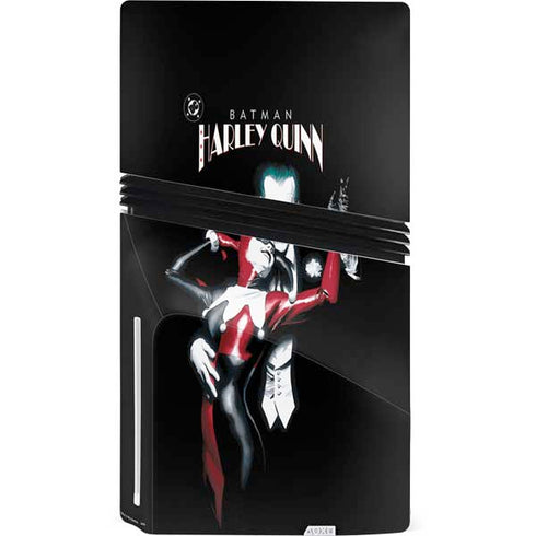 DC Comics The Joker Batman: Harley Quinn Cover #1 Art by Alex Ross. Piece Also known as Tango with Evil PS5 Pro Disk Bundle Skin