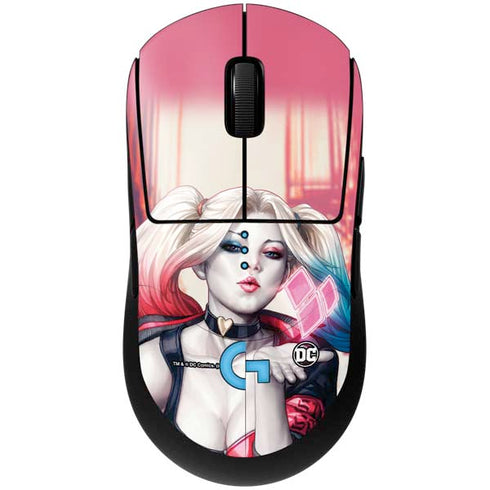 DC Comics Harley Quinn Rebirth Cover #1 Legacy Color Variant Art by Art Germ G Pro Wireless Gaming Mouse Skin