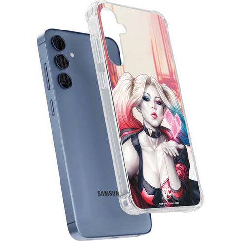 DC Comics Harley Quinn Rebirth Cover #1 Legacy Color Variant Art by Art Germ Galaxy A35 5G Clear Case