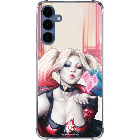 DC Comics Harley Quinn Rebirth Cover #1 Legacy Color Variant Art by Art Germ Galaxy A55 5G Clear Case