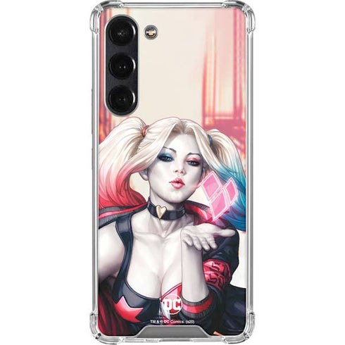 DC Comics Harley Quinn Rebirth Cover #1 Legacy Color Variant Art by Art Germ Galaxy S24 FE Clear Case