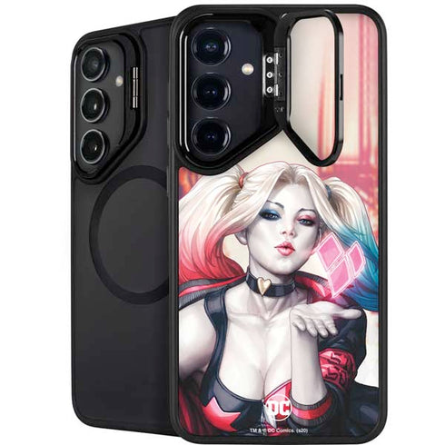 DC Comics Harley Quinn Rebirth Cover #1 Legacy Color Variant Art by Art Germ Galaxy S25 Kickstand Case