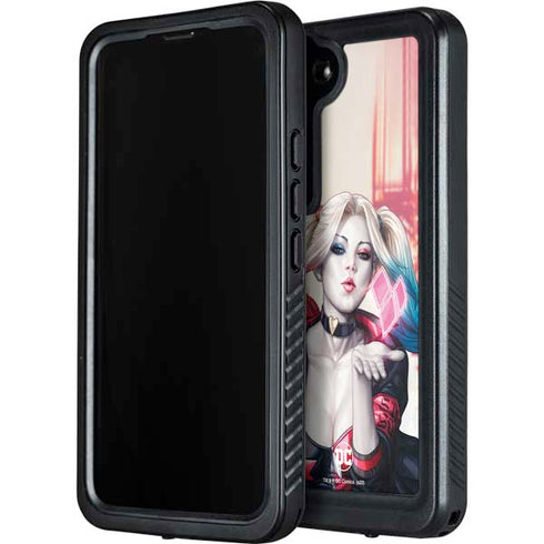 DC Comics Harley Quinn Rebirth Cover #1 Legacy Color Variant Art by Art Germ Galaxy S24 Plus Waterproof Case