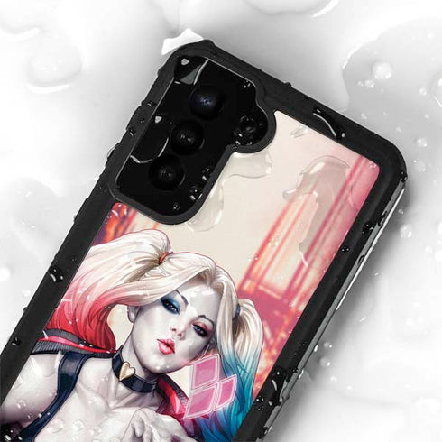 DC Comics Harley Quinn Rebirth Cover #1 Legacy Color Variant Art by Art Germ Galaxy S24 Plus Waterproof Case