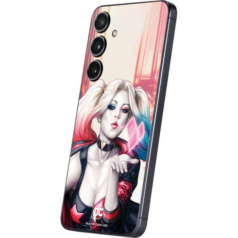 DC Comics Harley Quinn Rebirth Cover #1 Legacy Color Variant Art by Art Germ Galaxy S25 Skin