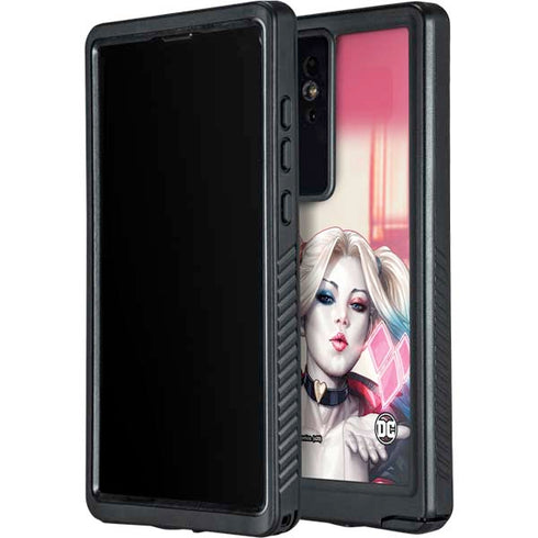 DC Comics Harley Quinn Rebirth Cover #1 Legacy Color Variant Art by Art Germ Galaxy S24 Ultra Waterproof Case