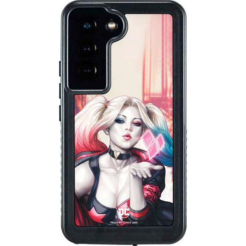 DC Comics Harley Quinn Rebirth Cover #1 Legacy Color Variant Art by Art Germ Galaxy S24 Waterproof Case