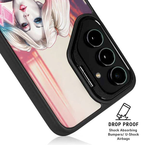 DC Comics Harley Quinn Rebirth Cover #1 Legacy Color Variant Art by Art Germ Galaxy S25 FE Kickstand Case