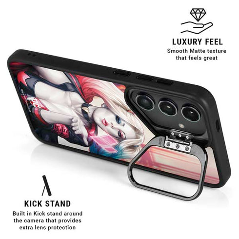 DC Comics Harley Quinn Rebirth Cover #1 Legacy Color Variant Art by Art Germ Galaxy S26 Plus Kickstand Case