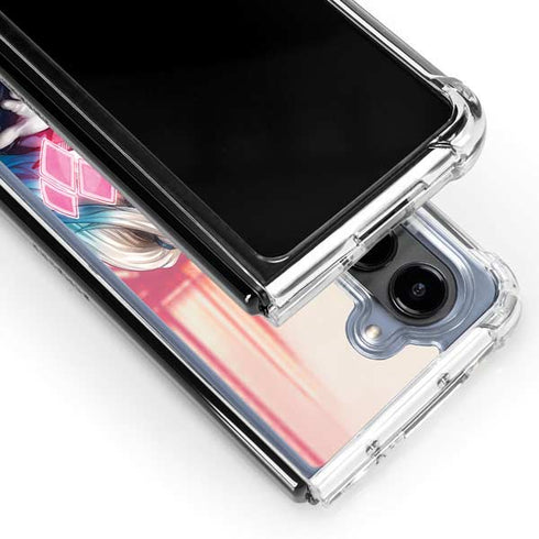 DC Comics Harley Quinn Rebirth Cover #1 Legacy Color Variant Art by Art Germ Galaxy Z Fold5 5G Clear Case