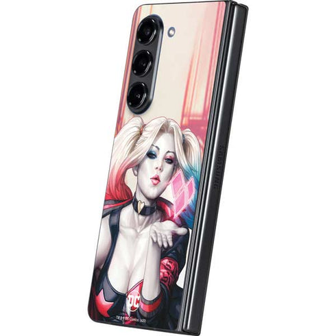 DC Comics Harley Quinn Rebirth Cover #1 Legacy Color Variant Art by Art Germ Galaxy Z Fold5 5G Skin