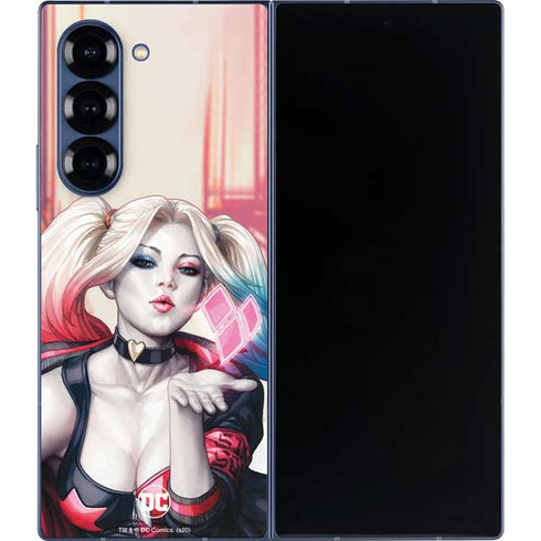 DC Comics Harley Quinn Rebirth Cover #1 Legacy Color Variant Art by Art Germ Galaxy Z Fold6 Skin