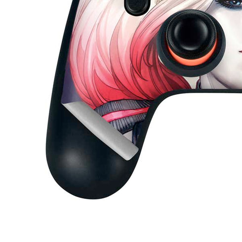 DC Comics Harley Quinn Rebirth Cover #1 Legacy Color Variant Art by Art Germ Google Stadia Controller Skin