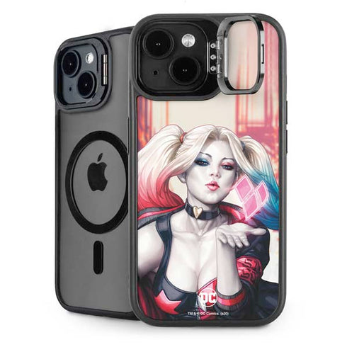 DC Comics Harley Quinn Rebirth Cover #1 Legacy Color Variant Art by Art Germ iPhone 15 Plus Kickstand Case