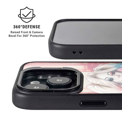 DC Comics Harley Quinn Rebirth Cover #1 Legacy Color Variant Art by Art Germ iPhone 15 Plus Kickstand Case