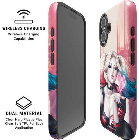 DC Comics Harley Quinn Rebirth Cover #1 Legacy Color Variant Art by Art Germ iPhone 16 Plus Magsafe Impact Case