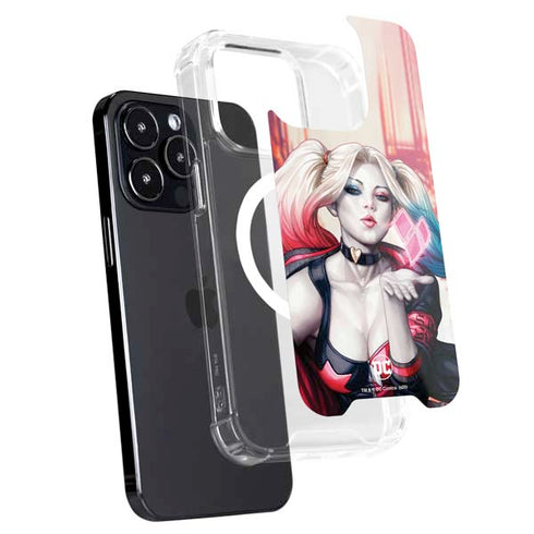 DC Comics Harley Quinn Rebirth Cover #1 Legacy Color Variant Art by Art Germ iPhone 16 Pro MagSafe Case