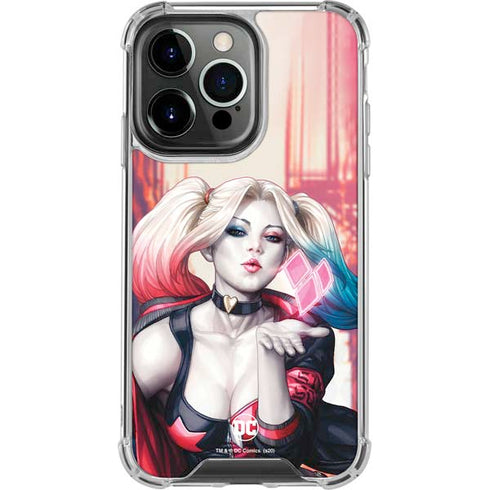DC Comics Harley Quinn Rebirth Cover #1 Legacy Color Variant Art by Art Germ iPhone 16 Pro Max Clear Case
