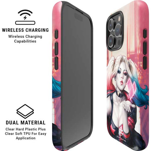 DC Comics Harley Quinn Rebirth Cover #1 Legacy Color Variant Art by Art Germ iPhone 16 Pro Max Magsafe Impact Case