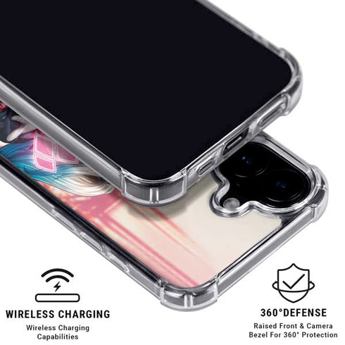 DC Comics Harley Quinn Rebirth Cover #1 Legacy Color Variant Art by Art Germ iPhone 17 Clear Case