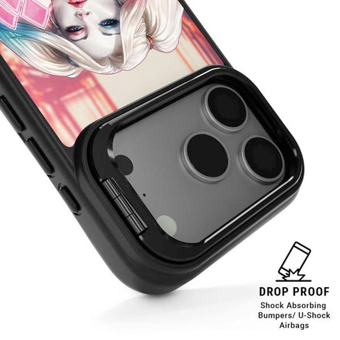 DC Comics Harley Quinn Rebirth Cover #1 Legacy Color Variant Art by Art Germ iPhone 17 Pro Kickstand Case